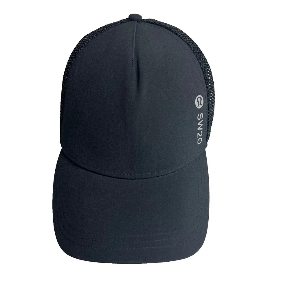 Lululemon SW20 Hat Cap Snap Back Mens Unisex Adjustable OS Black Running Active